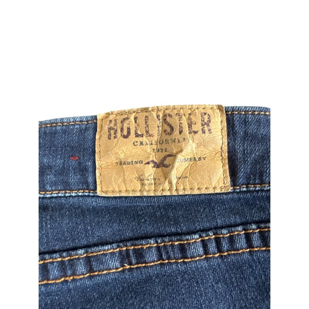 Hollister Womens Skinny Jeans Sz 9L W29 L35 Dark Wash Denim Stretch Cotton Blend - Picture 3 of 11